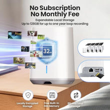 Load image into Gallery viewer, SOLIOM 5MP Security Cameras Wireless Outdoor, No Subscription, 4-Cam Kit, White_479
