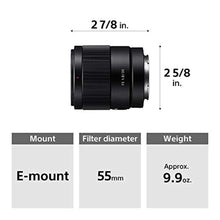 Load image into Gallery viewer, Sony FE 35mm f/1.8 Lens for Sony E, Black_6966
