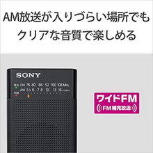 Load image into Gallery viewer, Sony Sony handyi-po-tabururazio ICF P26: FM/AM/Wide FM Supported Portrait Notebook Black icf P26 B_63
