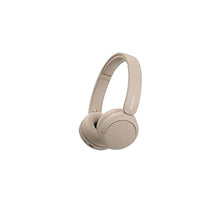 Load image into Gallery viewer, Sony WH-CH520 Wireless Bluetooth On-Ear Headphones with Microphone, Up to 50 Hours Battery Life with Quick Charge Function, Includes USB-C Charging Cable - Beige - International Version (No Warranty)_1

