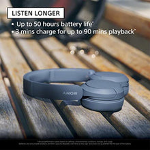 Load image into Gallery viewer, Sony WH-CH520 Wireless Headphones Bluetooth On-Ear Headset with Microphone and up to 50 Hours Battery Life with Quick Charging, Blue_57
