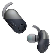 Load image into Gallery viewer, Sony Wireless Bluetooth In Ear Headphones: Noise Cancelling Sports Workout Ear Buds for Exercise and Running - Cordless, Sweatproof Sport Earphones, Built-In Microphone, EXTRA BASS Black WF-SP700N/B_1
