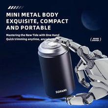 Load image into Gallery viewer, SOPAMI Mini Shaver, Mini Electric Shavers for Men, Mini Electric Shaver, USB C Rechargeable Waterproof Electric Razor Trimmer, Silver_998
