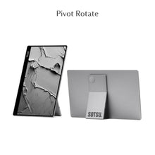 Load image into Gallery viewer, SOTSU FlipAction Go 14" Portable Monitor FHD 400 Nits USB-C Mini HDMI, Silver_1313
