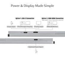 Load image into Gallery viewer, SOTSU FlipAction Go 14" Portable Monitor FHD 400 Nits USB-C Mini HDMI, Silver_1315
