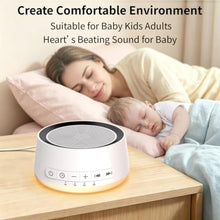 Load image into Gallery viewer, Sound Machine Night Light White Noise Machine with 30 Soothing Sounds 12 Colors Night Light Sleep Machine for Baby Kids Adults Brown Pink Nosie Machine with 32 Volume Levels for Office Home Travel_1310
