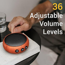 Load image into Gallery viewer, Sound Machine Small White Noise Machine with 30 Soothing Sounds Sleep Machine for Baby Kids Adults Natural Sounds Rain Fan Brown Pink Nosie Machine with 36 Volume Levels for Office Home Travel(Wooden)_8454
