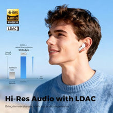 Load image into Gallery viewer, SoundPEATS Air6 HS LDAC Hi-Res Wireless Earbuds, Bluetooth 6.0, 13mm Driver, White_745
