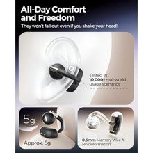 Load image into Gallery viewer, SoundPEATS Clip1 Open Ear Earbuds with Dolby Audio &amp; LDAC, Black_868

