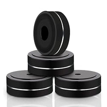 Load image into Gallery viewer, Speaker Isolation Feet 4Pcs 40x15mm Load 400KG Aluminum Audio feet(Black)_1103
