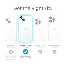 Load image into Gallery viewer, Speck Clear iPhone 15 Plus Case - Slim, Drop Protection, Grip - for iPhone 15 Plus &amp; iPhone 14 Plus - Scratch Resistant, Anti-Yellowing, 6.7 Inch Phone Case - GemShell Grip, Clear_1855
