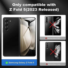 Load image into Gallery viewer, spoovcto for Samsung Galaxy Z-Fold-5 Case: Slim Phone Case for Z Fold 5 with Full Hinge Protection &amp; Kickstand &amp; Screen Protector (Blue)_124

