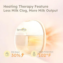 Load image into Gallery viewer, SporraMom Heated Wearable Breast Pump W2, Hands-Free, 2-Pack, 24mm, White_17
