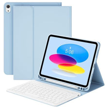 Load image into Gallery viewer, SQQSOOZ Case with Keyboard for iPad A16 11th/10th Generation 11/10.9 Inch, SkyBlue_1
