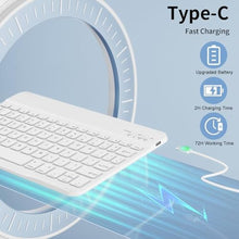 Load image into Gallery viewer, SQQSOOZ Case with Keyboard for iPad A16 11th/10th Generation 11/10.9 Inch, SkyBlue_1621
