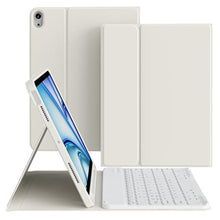 Load image into Gallery viewer, SQQSOOZ Keyboard Case for iPad Air 11 Inch M4, Air 5th/4th Gen, Cream White, CreamWhite_1
