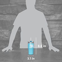 Load image into Gallery viewer, STANLEY Adventure Quencher Travel Tumbler for Kids (8 and Above), 14oz, Stan the Bear Stainless Steel Insulated Tumbler with Lid and Straw, PoolCub_995
