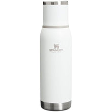 Load image into Gallery viewer, Stanley Adventure-To-Go Vacuum Bottle 25 oz | Wide Mouth with Leakproof Cup Lid | Keep Drinks Hot or Cold | Packable for Travel | Insulated Stainless Steel Thermal Bottle | BPA-Free | Frost White, FrostWhite_1
