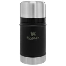 Load image into Gallery viewer, Stanley Classic Legendary Large Food Jar 24 oz | Vacuum Insulated Thermos Food Container | Wide Mouth Screw On Lid | Packable for Travel | Stainless Steel with Leakproof Lid | BPA-Free | Black 2.0_1
