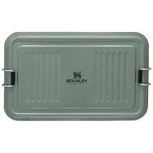 Load image into Gallery viewer, STANLEY Classic Legendary Useful Box 1.25 qt | Metal Snack and Lunch Box | Durable Stainless Steel Travel Food Storage Container | Hiking, Camping, School, or Work | BPA-Free | Hammertone Green, HammertoneGreen_1
