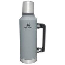 Load image into Gallery viewer, Stanley Classic Legendary Vacuum Bottle 2.0 qt | Wide Mouth with Leakproof Cup Lid | Keep Drinks Hot or Cold | Packable for Travel | Insulated Stainless Steel Thermos | BPA-Free | Hammertone Silver, HammertoneSilver_1
