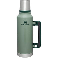 Load image into Gallery viewer, Stanley Classic Legendary Vacuum Bottle 2.0 qt | Wide Mouth with Leakproof Cup Lid |Keep Drinks Hot or Cold | Packable for Travel | Insulated Stainless Steel Thermal Bottle | BPA-Free|Hammertone Green, HammertoneGreen_1
