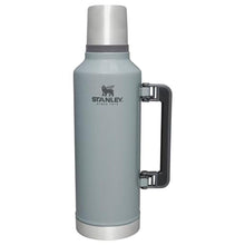 Load image into Gallery viewer, Stanley Classic Legendary Vacuum Bottle 2.5 qt Wide Mouth with Leakproof Cup Lid Keep Drinks Hot or Cold Packable for Travel Insulated Stainless Steel Thermal Bottle BPA-Free Hammertone Silver, HammertoneSilver_1
