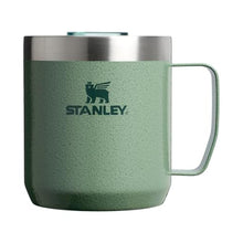 Load image into Gallery viewer, STANLEY Everyday Camp Mug 12oz | Drink Through Lid | Cup for Coffee, Tea and Drinks | Insulated Stainless Steel Coffee Mug | BPA-Free | Hammertone Green, HammertoneGreen_1

