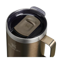 Load image into Gallery viewer, STANLEY Everyday Camp Mug 24oz | Drink Through Lid | Cup for Coffee, Tea and Drinks | Insulated Stainless Steel Coffee Mug | BPA-Free | Gunshine Metal, GunmetalShine_1759
