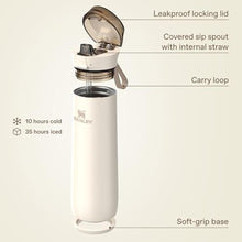 Load image into Gallery viewer, STANLEY Flowstate Spring Bottle, 20 oz, Champagne_753
