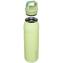 Load image into Gallery viewer, STANLEY IceFlow Cap and Carry Water Bottle 36 oz | Wide Mouth Twist Lid | Lightweight and Leakproof for Travel and Sports | Insulated Stainless Steel | BPA-Free | Citron_7461
