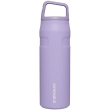 Load image into Gallery viewer, STANLEY IceFlow Cap and Carry Water Bottle 24 oz | Wide Mouth Twist Lid | Lightweight and Leakproof for Travel and Sports | Insulated Stainless Steel | BPA-Free | Lavender_1
