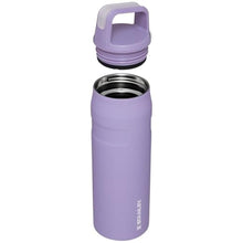 Load image into Gallery viewer, STANLEY IceFlow Cap and Carry Water Bottle 24 oz | Wide Mouth Twist Lid | Lightweight and Leakproof for Travel and Sports | Insulated Stainless Steel | BPA-Free | Lavender_1143
