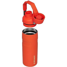 Load image into Gallery viewer, Stanley IceFlow Fast Flow Water Bottle 16 oz | Angled Spout Lid | Lightweight and Leakproof for Travel and Sports | Insulated Stainless Steel | BPA-Free |Tigerlily_6612
