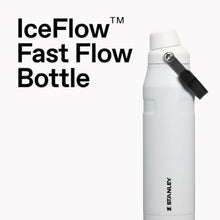 Load image into Gallery viewer, Stanley IceFlow Fast Flow Water Bottle 24 oz | Angled Spout Lid | Lightweight and Leakproof for Travel and Sports | Insulated Stainless Steel | BPA-Free | Ash_6236
