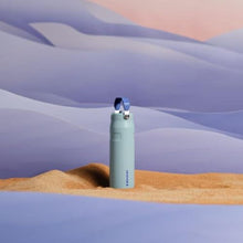 Load image into Gallery viewer, Stanley IceFlow Flip Straw 2.0 Water Bottle 24 oz | Built-In Straw for Travel and Sports | Lightweight and Leak Resistant | Insulated Stainless Steel | BPA-Free | Blue Cactus, ExclusiveBlueCactus_5520
