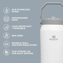 Load image into Gallery viewer, Stanley IceFlow Flip Straw Jug with Handle 40 oz| Twist On Lid and Flip Up Straw | Leak Resistant for Travel and Sports | Insulated Stainless Steel | BPA-Free | Rose Quartz, RoseQuartz_6860
