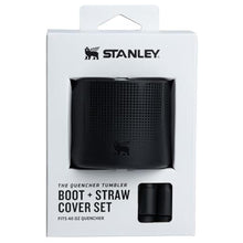 Load image into Gallery viewer, STANLEY Quencher Boot and Straw Cover Cap | Anti-Slip Silicone Protector for 40 oz Tumbler with Handle | Accessory Set for Stainless Steel Drinking Cup | BPA-Free | Black_1
