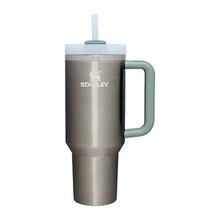 Load image into Gallery viewer, STANLEY Quencher H2.0 Tumbler with Handle and Straw 40 oz | Flowstate 3-Position Lid | Cup Holder Compatible for Travel | Insulated Stainless Steel Cup | BPA-Free | Stainless Steel Shale, StainlessSteelShale_1
