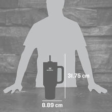 Load image into Gallery viewer, STANLEY Quencher H2.0 Tumbler with Handle and Straw 40 oz | Flowstate 3-Position Lid | Cup Holder Compatible for Travel | Insulated Stainless Steel Cup | BPA-Free | Stainless Steel Shale, StainlessSteelShale_6881
