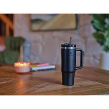 Load image into Gallery viewer, STANLEY Quencher H2.0 Tumbler with Handle and Straw 30 oz | Flowstate 3-Position Lid | Cup Holder Compatible for Travel | Insulated Stainless Steel Cup | BPA-Free | Black 2.0_6414
