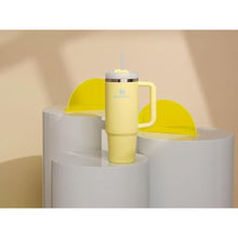 Load image into Gallery viewer, STANLEY Quencher H2.0 Tumbler with Handle and Straw 30 oz | Flowstate 3-Position Lid | Cup Holder Compatible for Travel | Insulated Stainless Steel Cup | BPA-Free | Pomelo_1206
