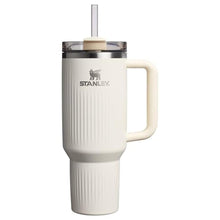 Load image into Gallery viewer, STANLEY Quencher H2.0 Tumbler with Handle and Straw 40 oz | Flowstate 3-Position Lid | Cup Holder Compatible for Travel | Insulated Stainless Steel Cup | BPA-Free | Fluted Cream Gloss, FlutedCreamGloss_1
