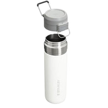 Load image into Gallery viewer, Stanley Quick Flip GO Water Bottle 24 oz | Push Button Lid | Leakproof and Packable for Travel and Sports | Insulated Stainless Steel | BPA-Free | Polar_7974
