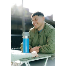 Load image into Gallery viewer, Stanley Quick Flip GO Water Bottle 24 oz | Push Button Lid | Leakproof and Packable for Travel and Sports | Insulated Stainless Steel | BPA-Free | Azure_6268
