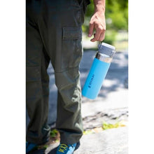 Load image into Gallery viewer, Stanley Quick Flip GO Water Bottle 24 oz | Push Button Lid | Leakproof and Packable for Travel and Sports | Insulated Stainless Steel | BPA-Free | Azure_6269
