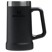 Load image into Gallery viewer, STANLEY Stay-Chill Beer Stein 24 oz | Heavy Duty Big Grip Handle | Beer Tumbler Drink Cup, Holds 2 Cans | Insulated Stainless Steel Party Mug | BPA-Free | Black 2.0_1

