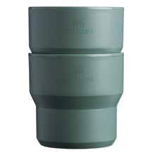 Load image into Gallery viewer, Stanley Stay-Hot Stacking Camp Cup 10 oz (2-Pack) | Cup for Coffee, Tea and Drinks | Insulated Stainless Steel Coffee Mug | BPA-Free | Shale, ShalePack_1
