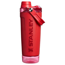 Load image into Gallery viewer, STANLEY Vitalize Shaker Bottle 20 oz | Leakproof Insulated Stainless Steel Shaker Cup | Base Storage and Twist On Fast Flow Lid | Protein Shakes and Pre Workout Powder | BPA-Free | Chili Red, ChiliRed_1
