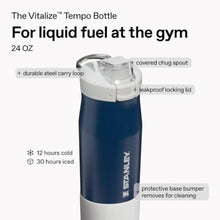 Load image into Gallery viewer, STANLEY Vitalize Tempo Bottle, 24 oz, Dark Navy, DarkNavy_769

